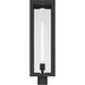 Calen 1 Light 27 inch Textured Black Outdoor Post Lantern