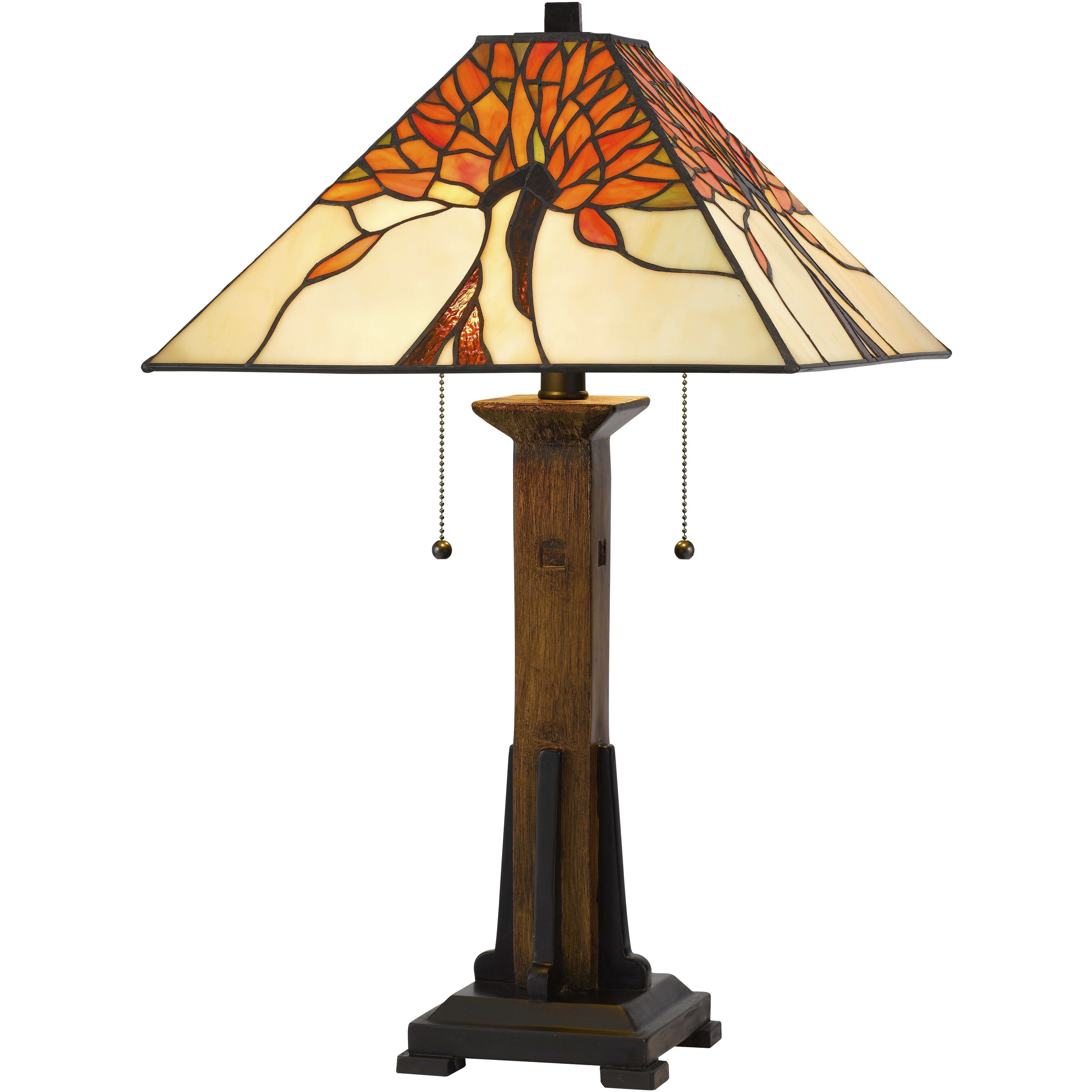 Tiffany 23 inch 60.00 watt Tiffany Table Lamp Portable Light