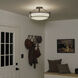 Alkire 4 Light 22 inch Olde Bronze Semi Flush Light Ceiling Light