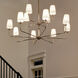 Pallas 12 Light 42.75 inch Polished Nickel Chandelier Ceiling Light