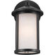 Lombard 1 Light 10.5 inch Black Outdoor Wall Sconce, Small