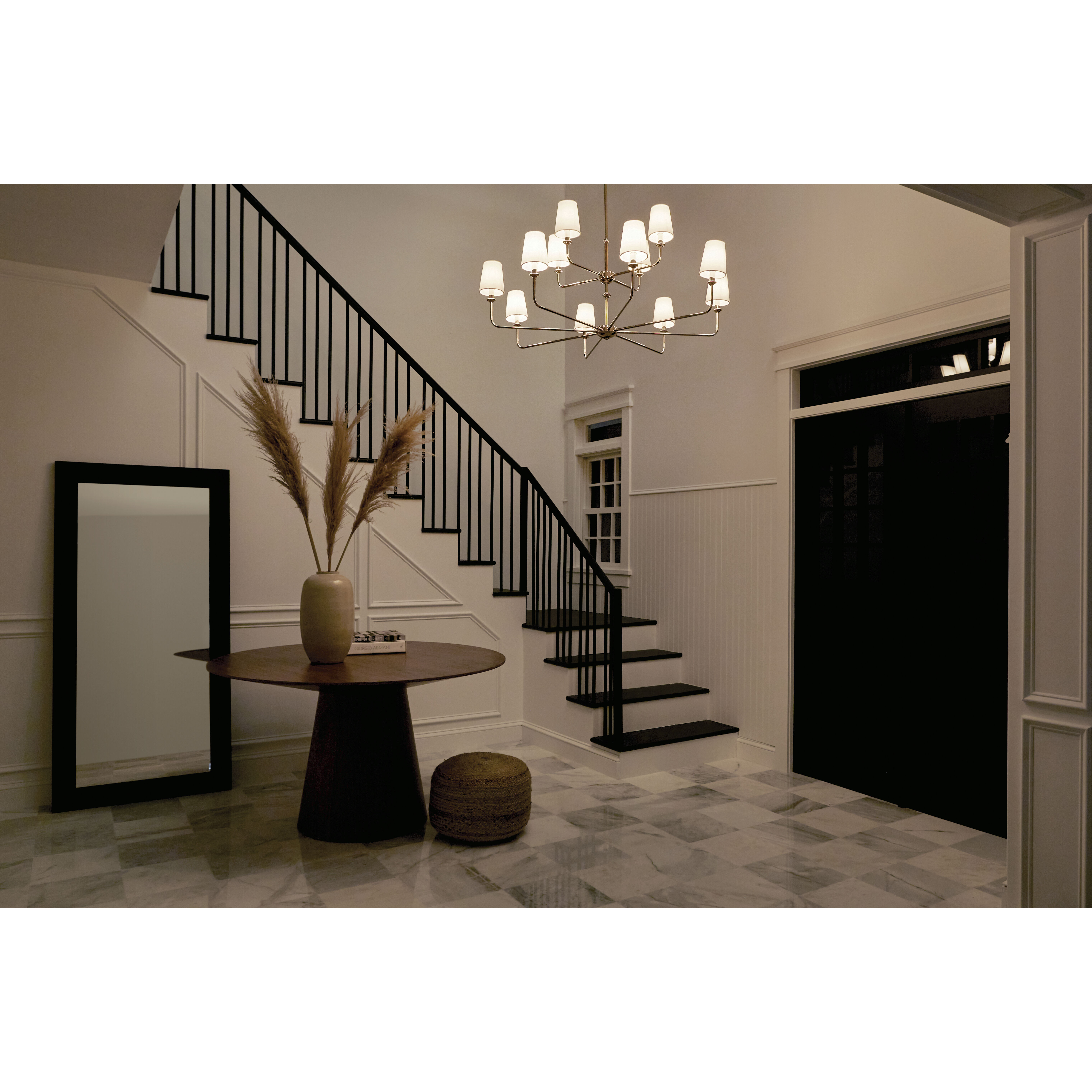 Pallas 12 Light 42.75 inch Polished Nickel Chandelier Ceiling Light