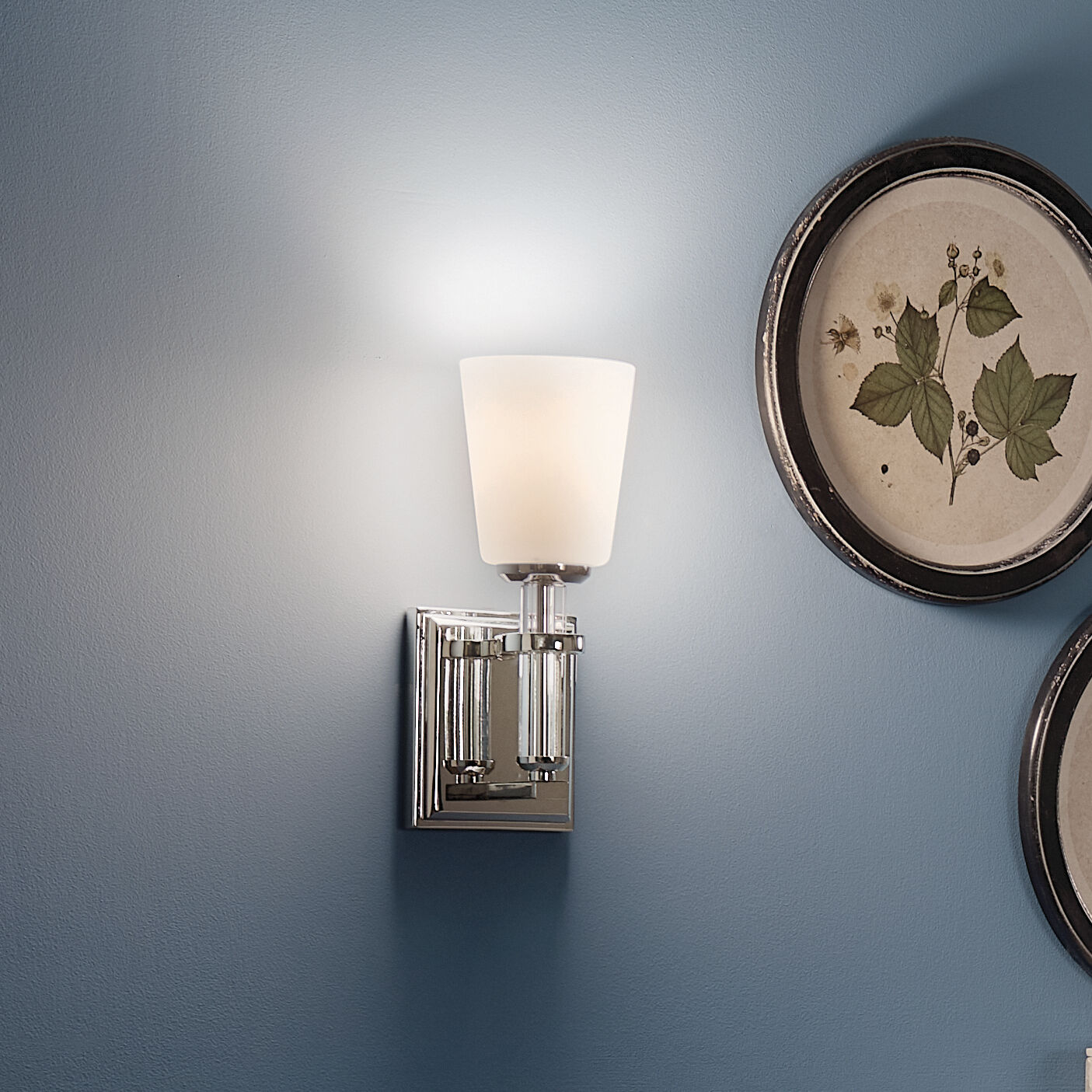 Rosalind 1 Light 5 inch Polished Nickel Wall Sconce Wall Light