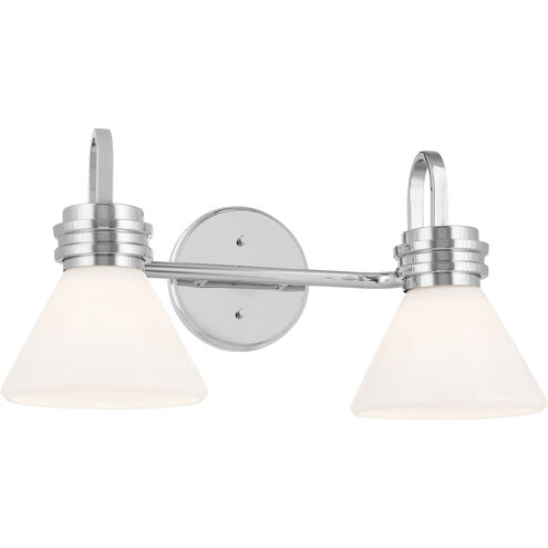 Farum LED 19.25 inch Chrome Bathroom Vanity Light Wall Light