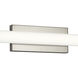 Independence LED 26 inch Brushed Nickel Linear Bath Large Wall Light, Large
