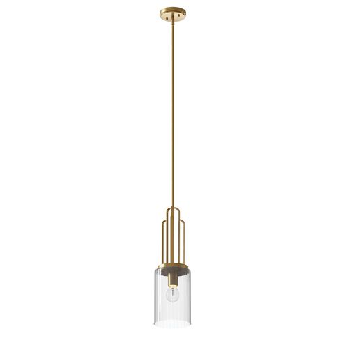 Kimrose 1 Light 7 inch Brushed Natural Brass Mini Pendant Ceiling Light