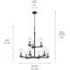 Crosby 9 Light Olde Bronze Chandelier Ceiling Light