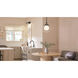 Nella 1 Light Black Pendant Ceiling Light