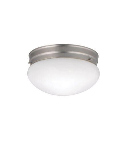 Ceiling Space 2 Light 9 inch Brushed Nickel Flush Mount Light Ceiling Light