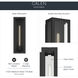 Calen 1 Light 24.25 inch Textured Black Outdoor Wall Light