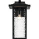 Capanna 1 Light 20 inch Textured Black Outdoor Wall Light