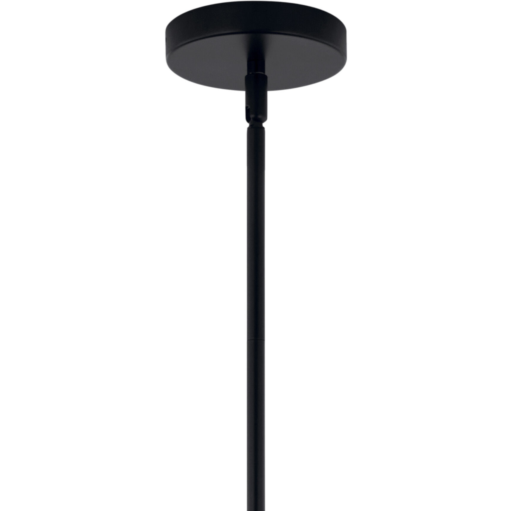 Silvarious 3 Light Black Chandelier/Semi Flush Ceiling Light