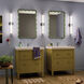 Sashi LED 24.25 inch Black Bath Bar Wall Light, Medium