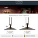Tenon LED Black Pendant Ceiling Light
