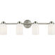 Shae 4 Light 32 inch Brushed Nickel Vanity Light Wall Light