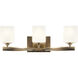 Marette 3 Light 23 inch Champagne Bronze Bath Vanity Light Wall Light