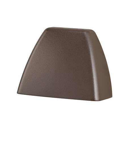 Four Corners 12 0.86 watt Textured Architectural Bronze Landscape 12V LED Deck in 2700K