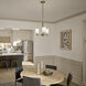 Shailene 3 Light 18 inch Natural Brass Semi Flush Light Ceiling Light