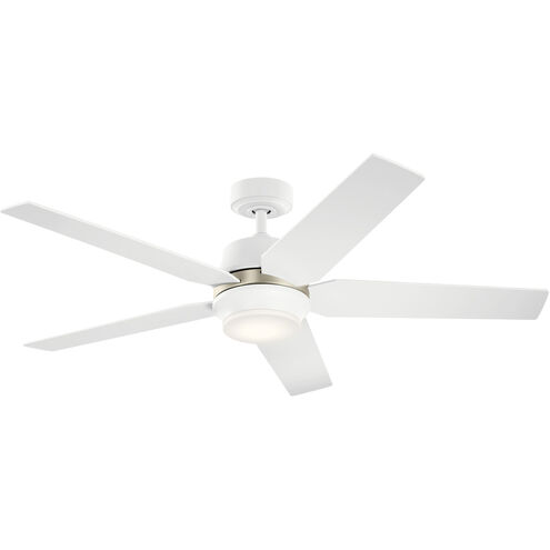 Maeve 52 inch Matte White Ceiling Fan