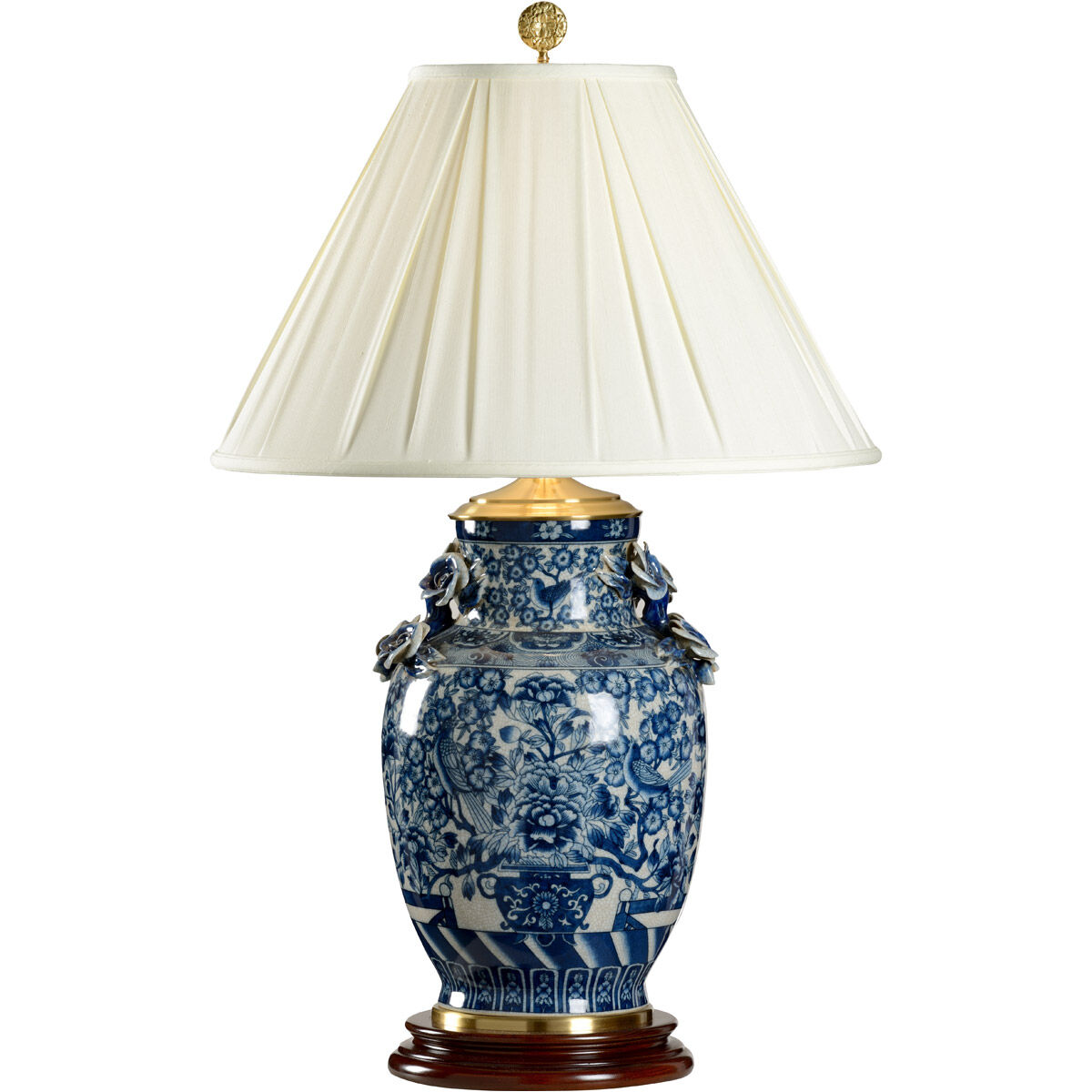 Wildwood 35 inch 100 watt Hand Painted Table Lamp Portable Light