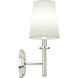 Kleine 1 Light 5.75 inch Polished Nickel Wall Sconce Wall Light