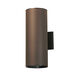 Independence 2 Light 15 inch Architectural Bronze Outdoor Wall, Medium