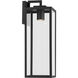 Branner 1 Light 24 inch Textured Black Outdoor Wall Light