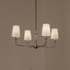 Pallas 4 Light 25 inch Polished Nickel Chandelier Ceiling Light