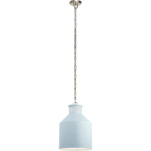 Montauk 3 Light 12 inch Light Blue Pendant Ceiling Light