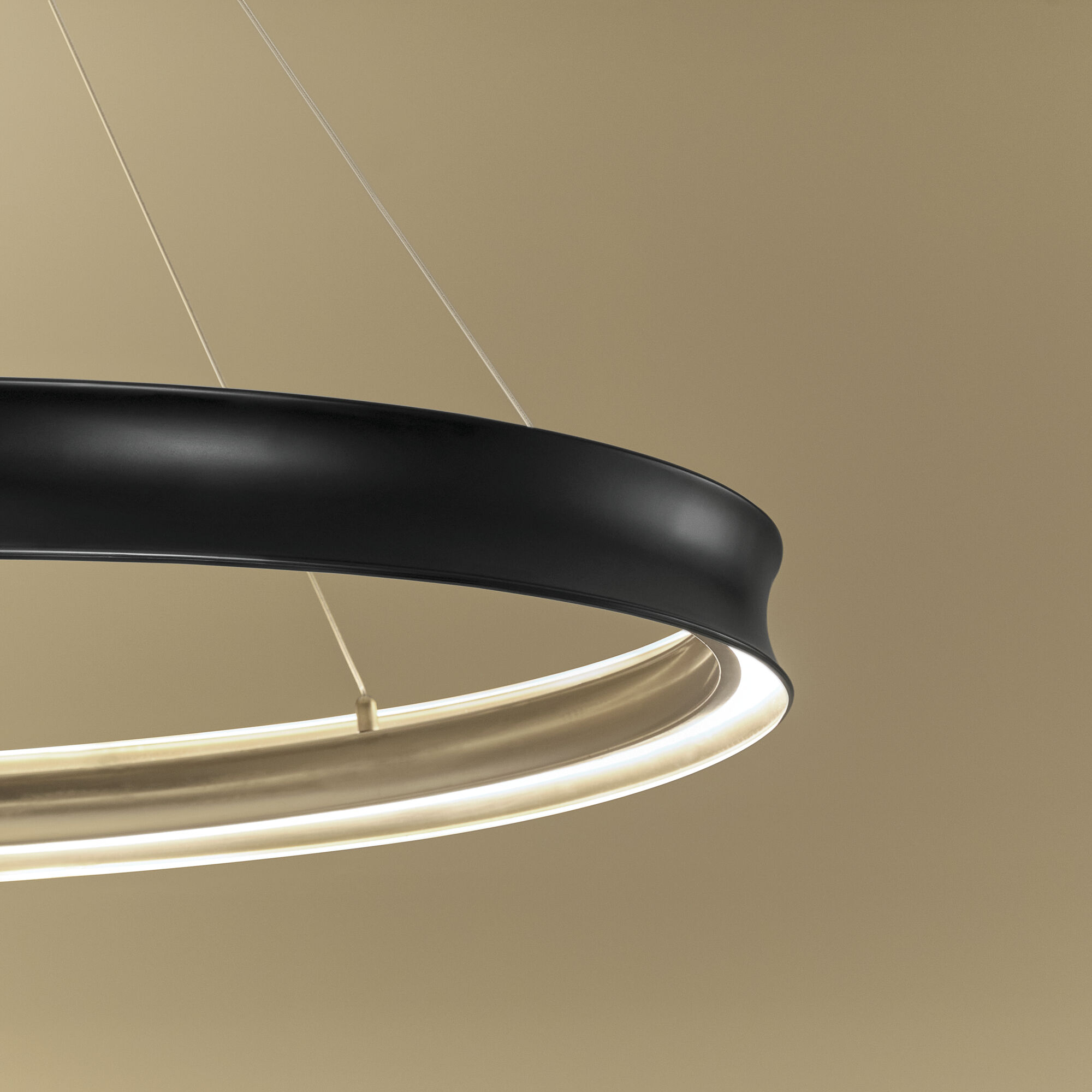 Larousse LED Black Chandelier Ceiling Light