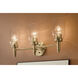 Madden 3 Light 24 inch Champagne Bronze Wall Mount Bath Wall Light, 3 Arm