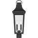 Cleary 2 Light 25.25 inch Textured Black Outdoor Post Light