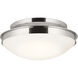 Bretta 3 Light 17.75 inch Polished Nickel Flush Mount Ceiling Light