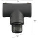 Independence Black Brass Two Fixture Mount
