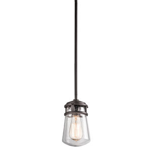 Lyndon 1 Light 5 inch Architectural Bronze Outdoor Hanging Pendant