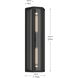 Berens 2 Light 24 inch Textured Black Outdoor Wall Light