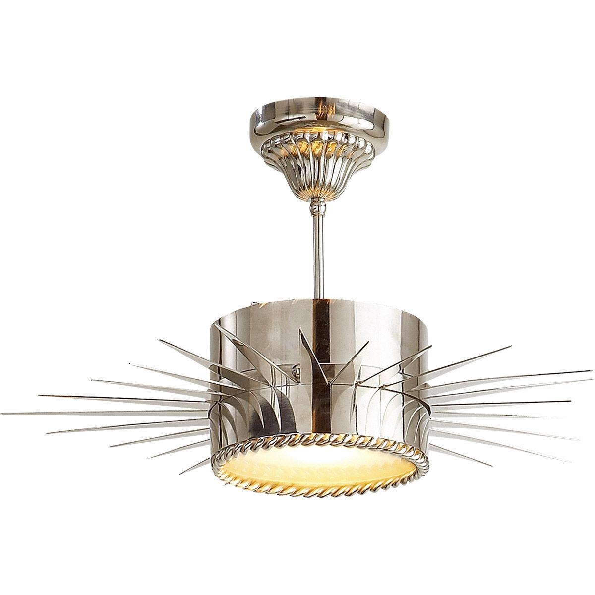 Suzanne Kasler Soleil 1 Light 24.00 inch Semi-Flush Mount