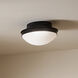 Bretta 2 Light 13.5 inch Black Flush Mount Ceiling Light