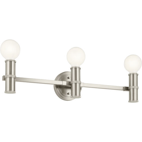 Torche LED 24.25 inch Brushed Nickel Bathroom Vanity Light Wall Light