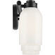 Shae 3 Light 24.25 inch Black Vanity Light Wall Light