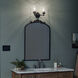 Winslow 2 Light 13 inch Black Wall Mt Bath 2 Arm Wall Light
