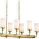 Homestead Vetivene 8 Light 18 inch Natural Brass Chandelier Ceiling Light, Vetivene