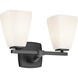 Marant 2 Light 14.25 inch Black Vanity Light Wall Light