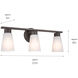 Stamos 3 Light 22 inch Olde Bronze Bath Vanity Light Wall Light, 3 Arm