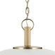 Kurio 1 Light White Pendant Ceiling Light