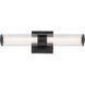Laurene LED 18.5 inch Black Linear Bath Bar Wall Light, Small