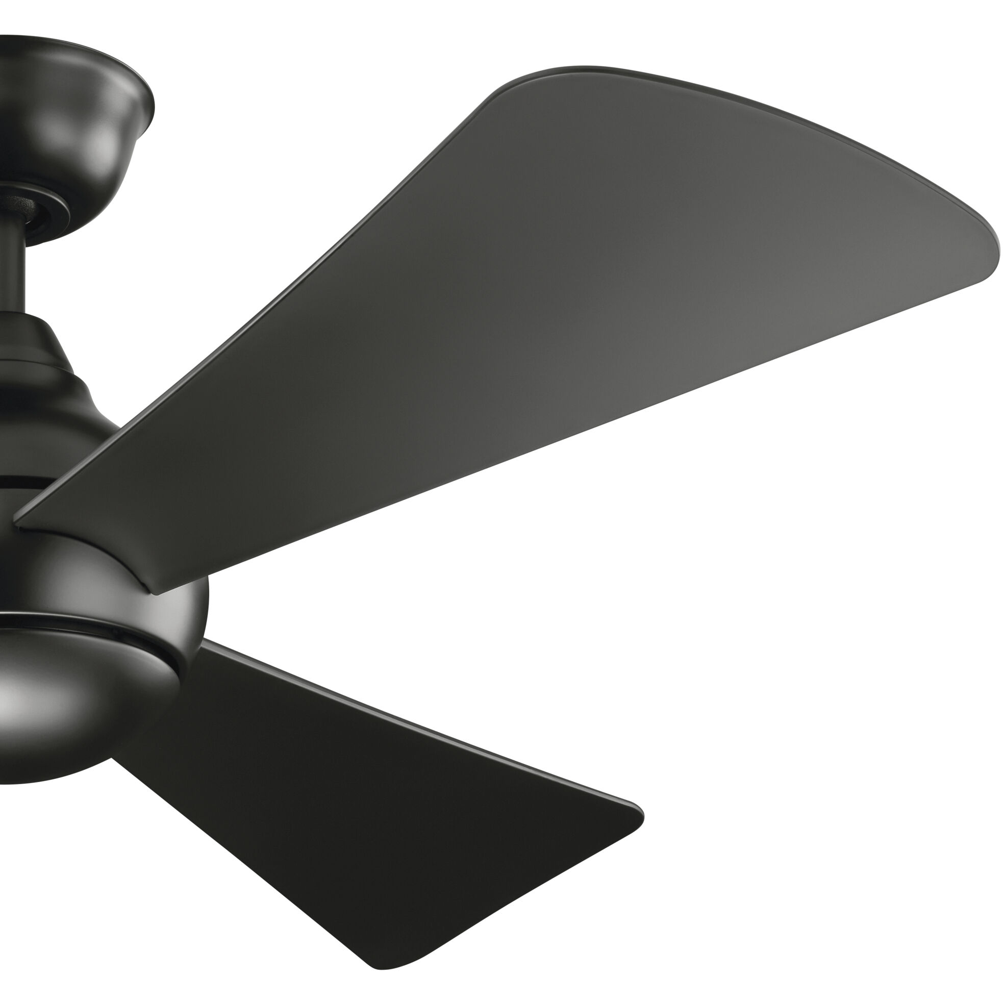 Sola 54 inch Satin Black Ceiling Fan