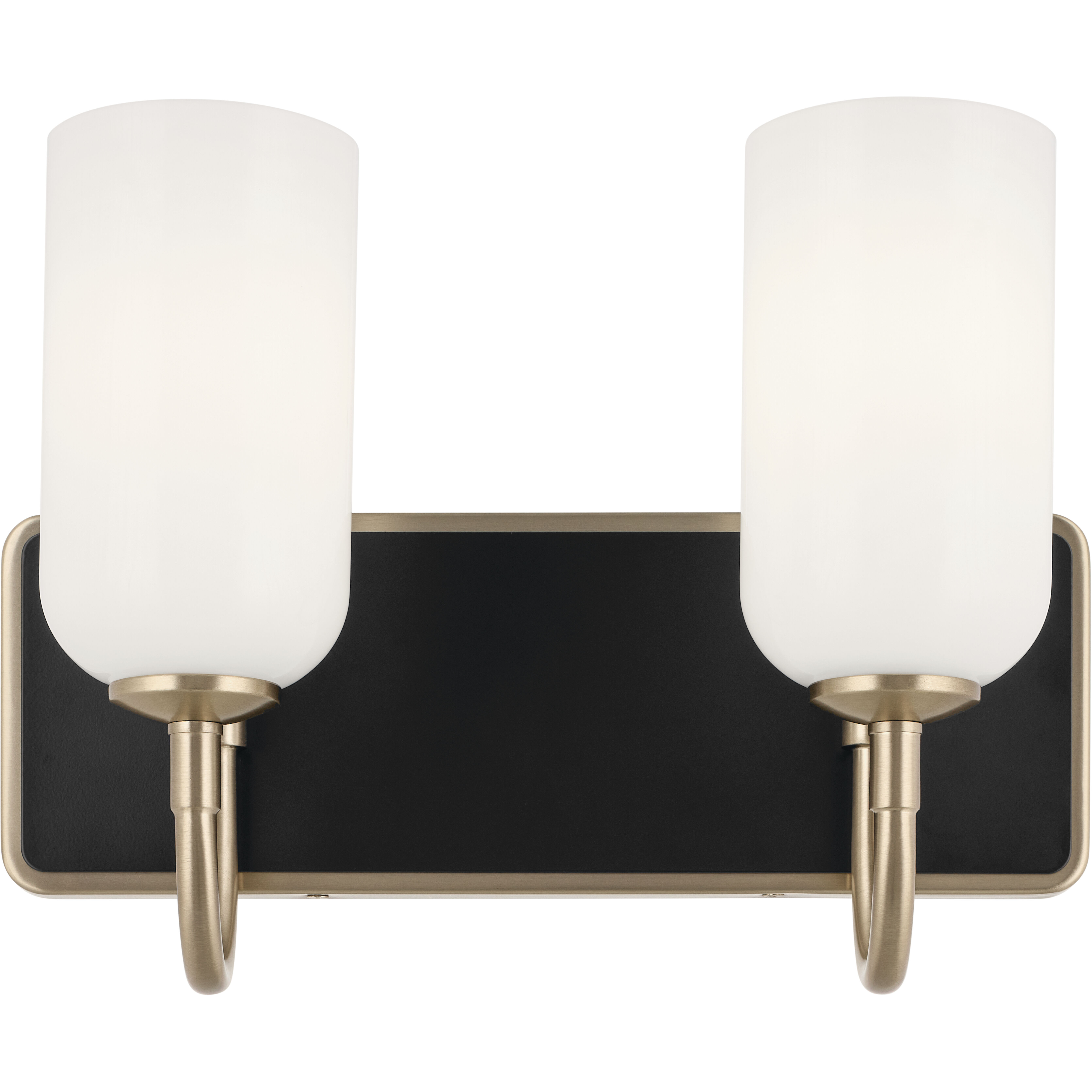 Solia LED 14.25 inch Champagne Bronze with Black Bathroom Vanity Light Wall Light