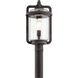 Andover 1 Light 20 inch Weathered Zinc Outdoor Post Lantern