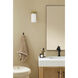 Crosby 1 Light 4.5 inch Natural Brass Wall Sconce Wall Light